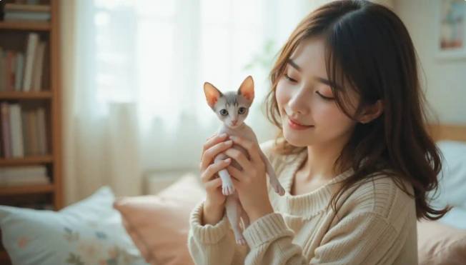 신비한 외모와 따뜻한 성격을 가진 고양이의 매력 속으로