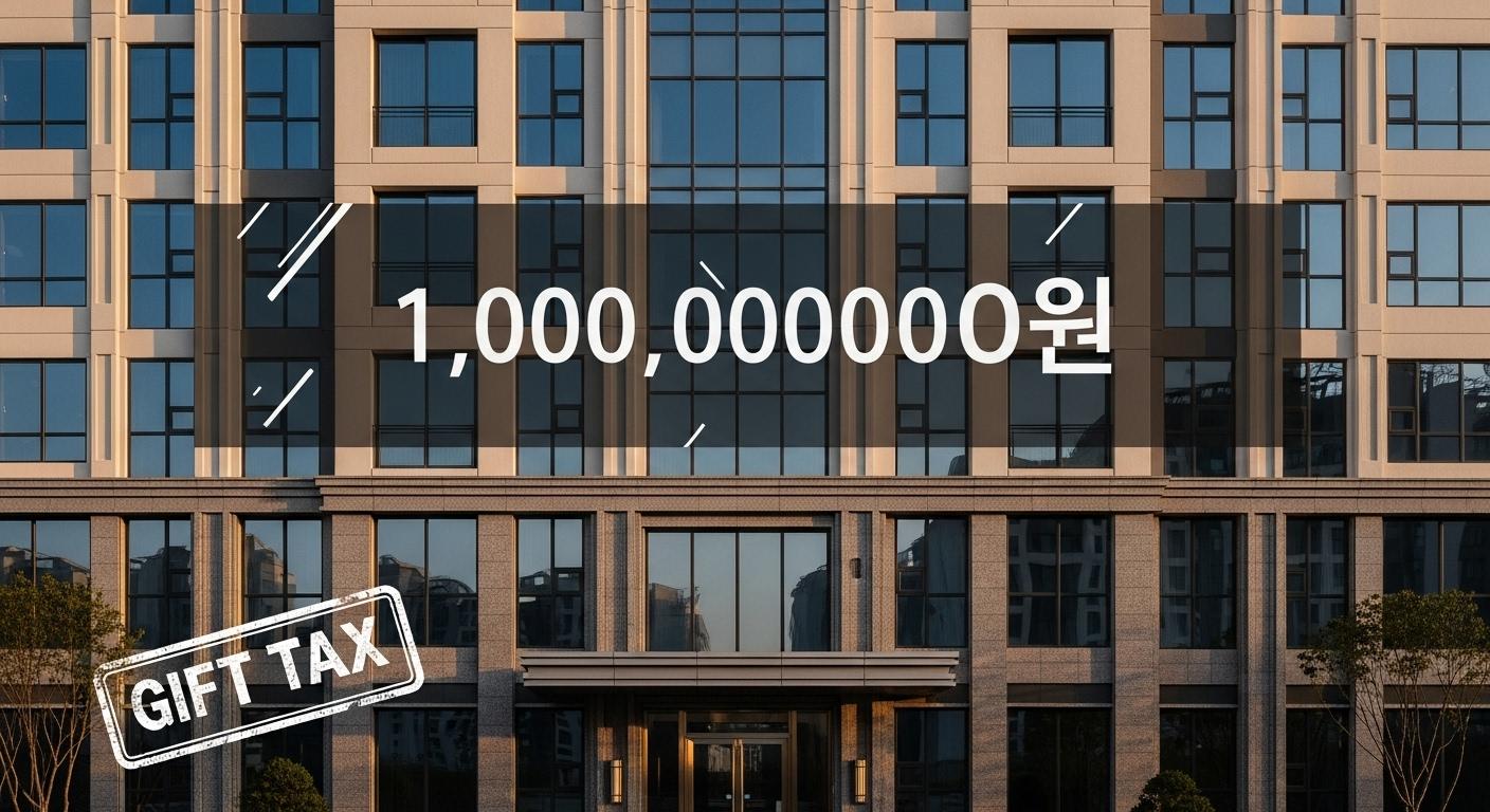 10억 아파트 증여세