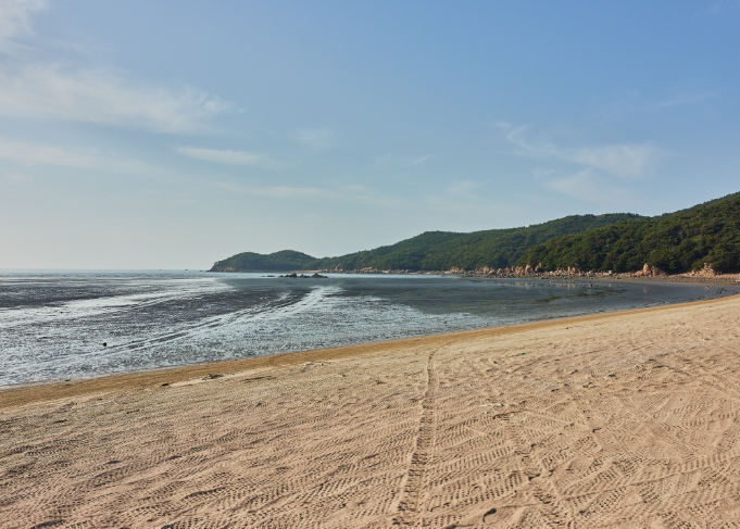 하나개 해수욕장