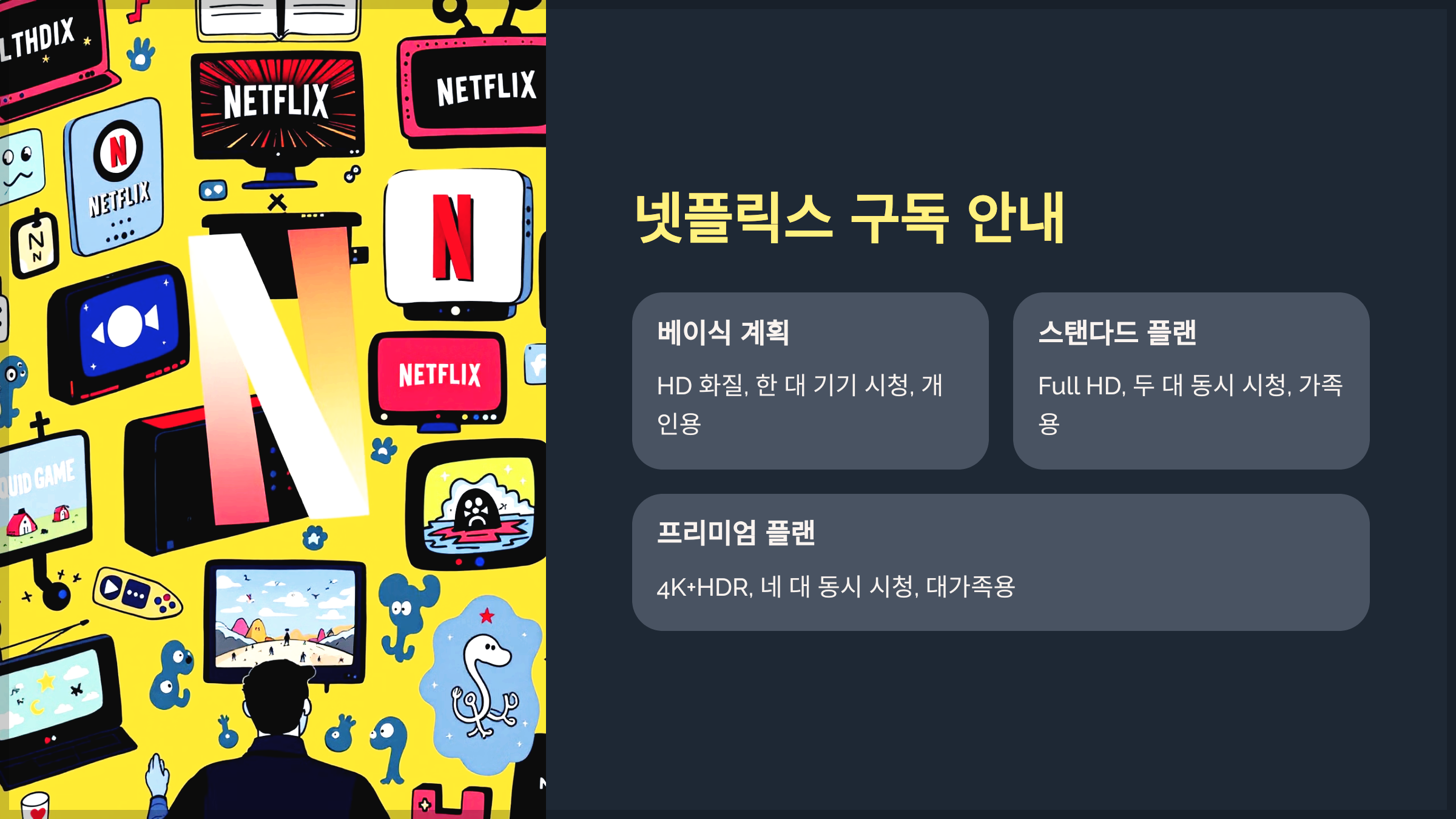 넷플릭스 구독 안내