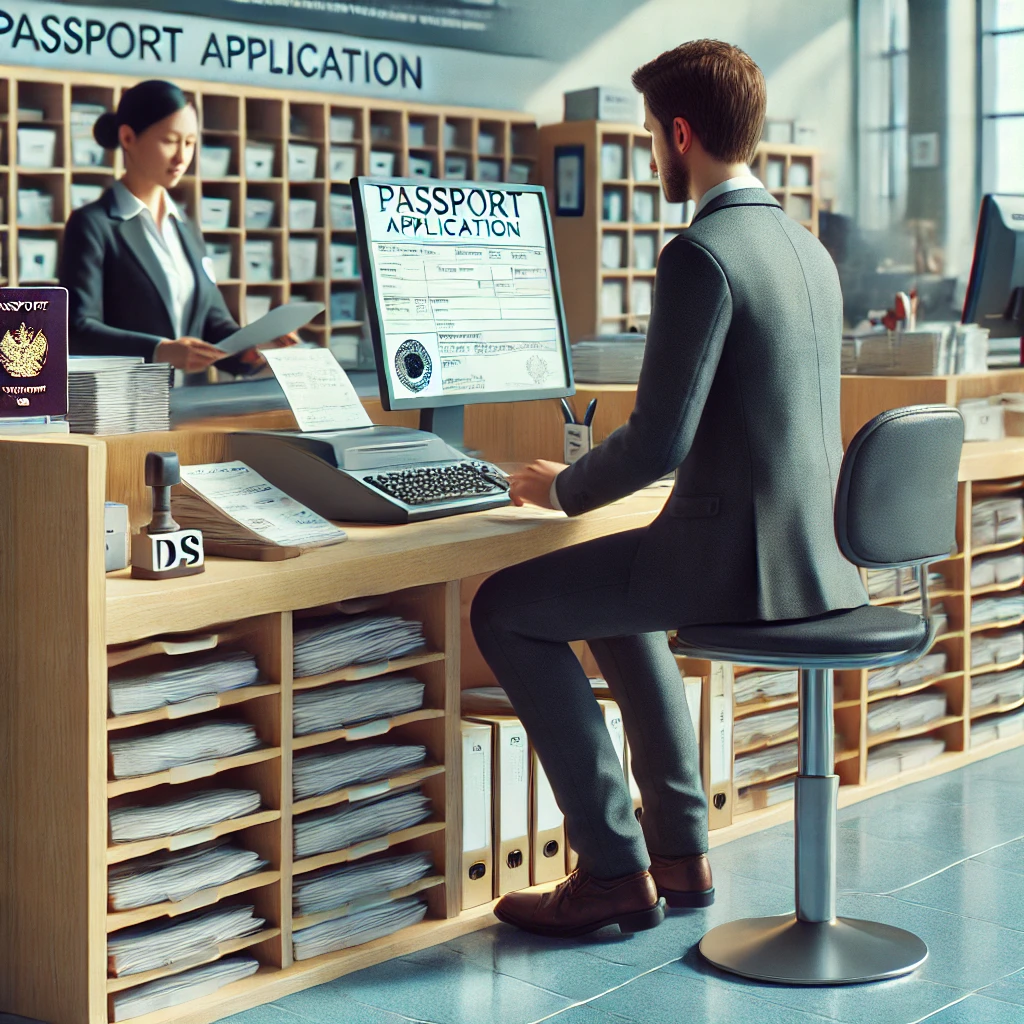 온라인 여권 발급 방법 관련 그림