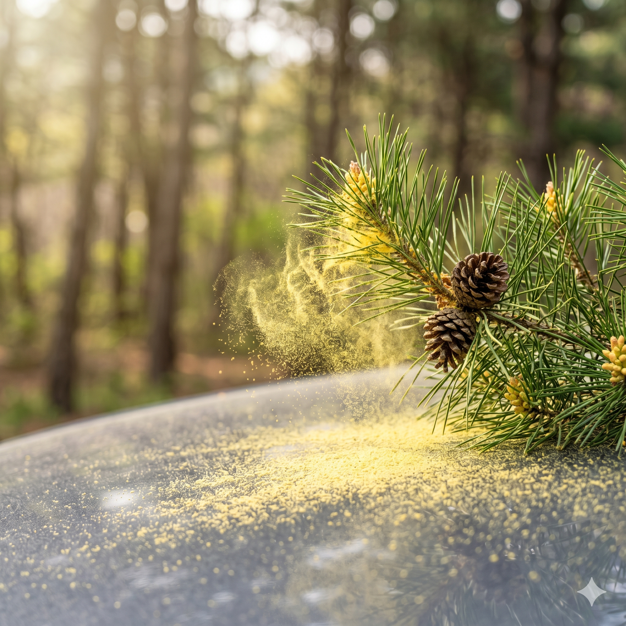 봄철 불청객 송화가루 날리는 시기와 노란 가루 완벽 대처법