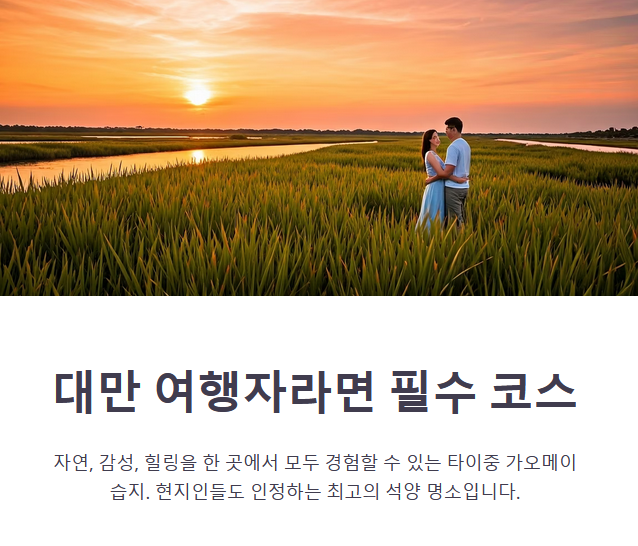 결론: 대만 여행자라면 꼭 가야 할 이유