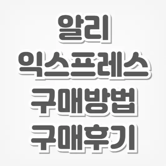 알리익스프레스-구매방법 구매후기 미래 전망
