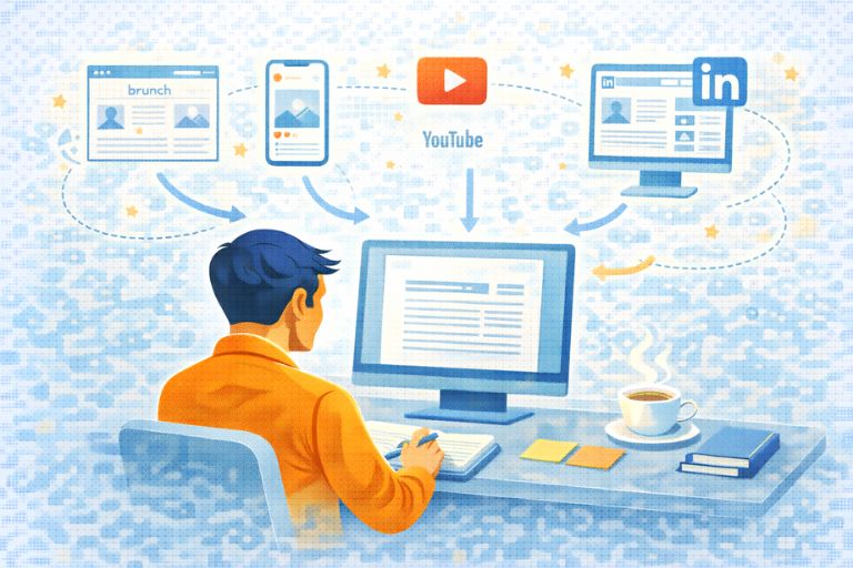 하나의 콘텐츠를 여러 플랫폼에 활용하는 법 관련 이미지