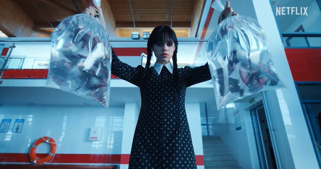 넷플릭스출처-웬즈데이-명장면