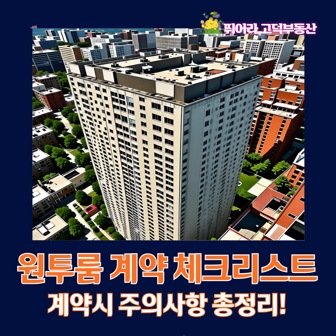 원투룸계약시 꼭 봐야할 체크리스트