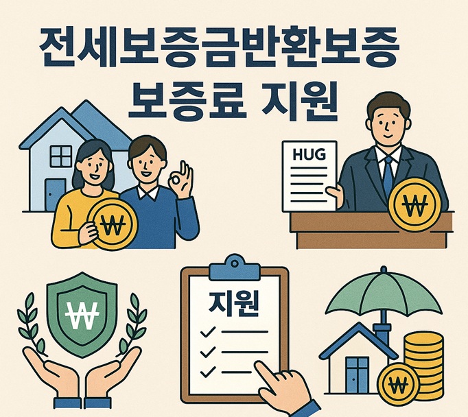 전세보증금반환보증 보증료 지원제도에 대하여 알아보기