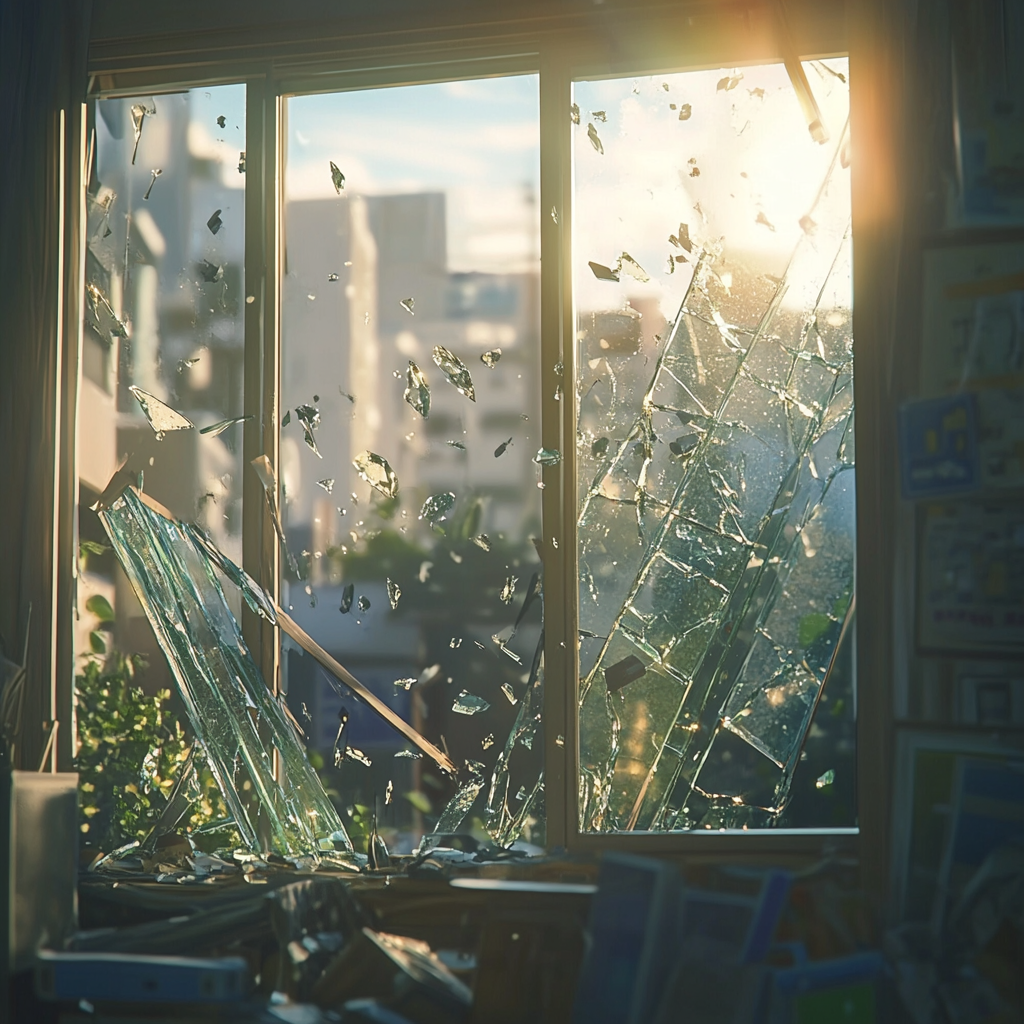 유리 깨지는 꿈