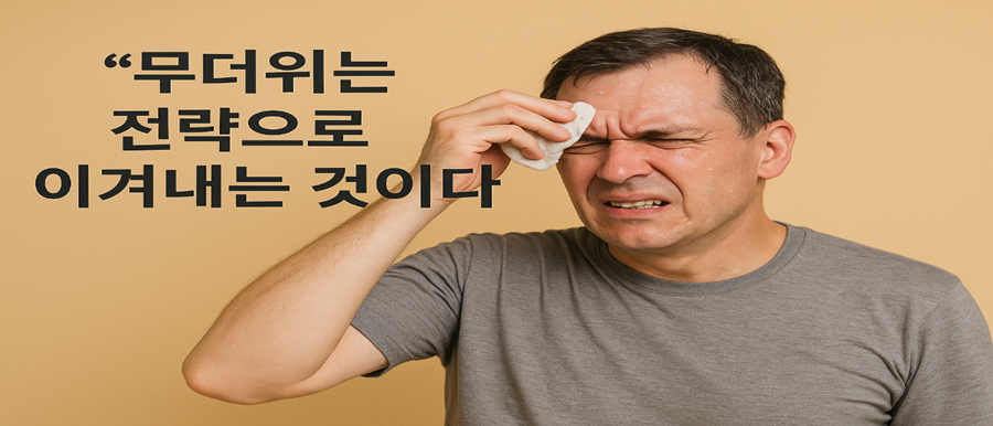 무더위는 전략으로 이겨내는 것이다