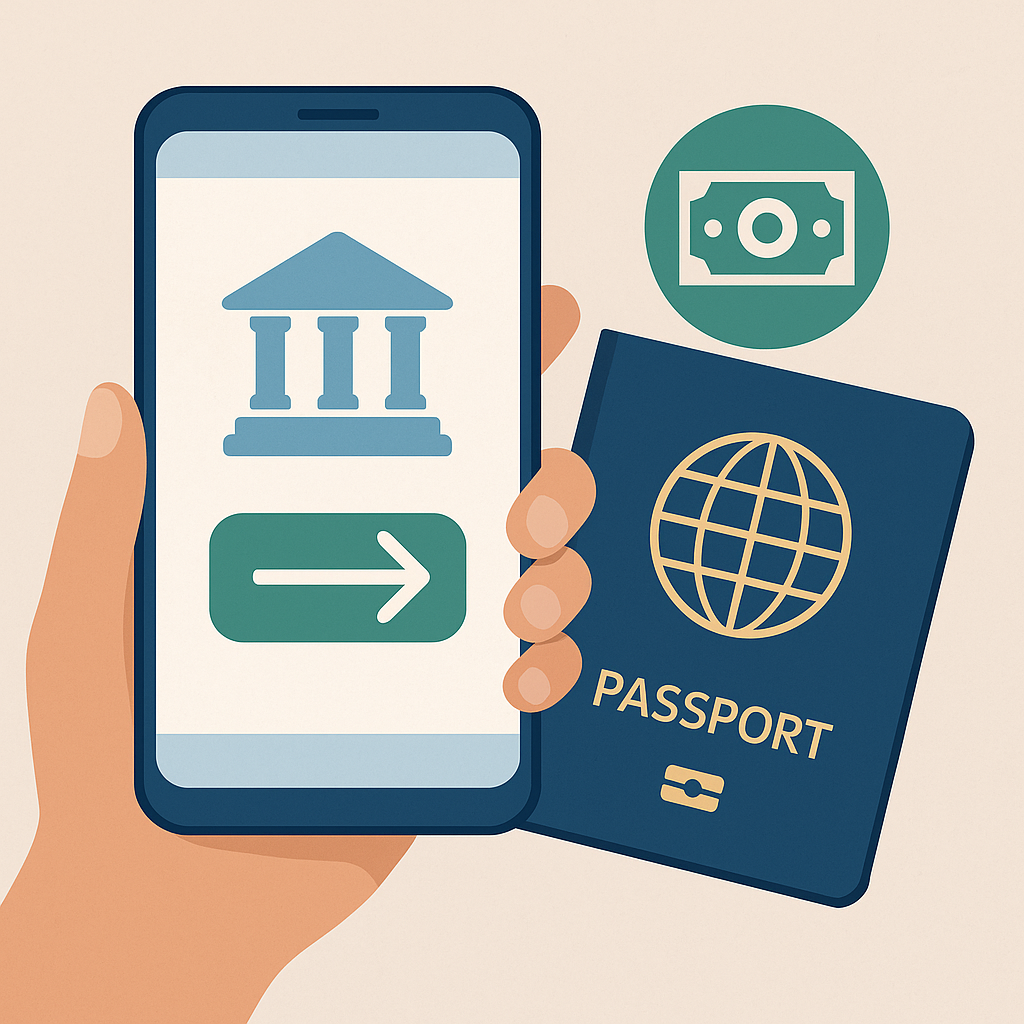 해외 모바일 뱅킹