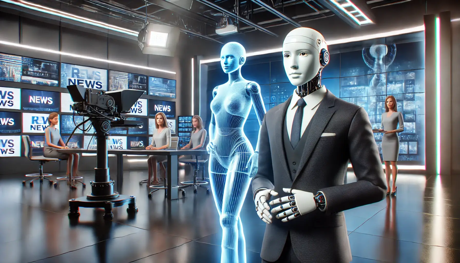 AI 기반 아나운서와 버추얼 진행자