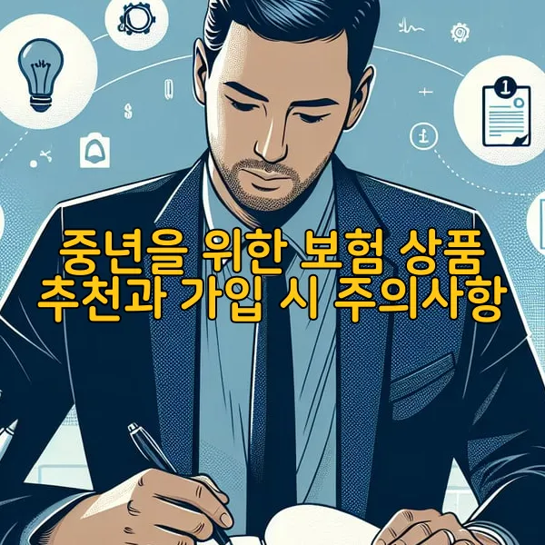 중년을 위한 보험