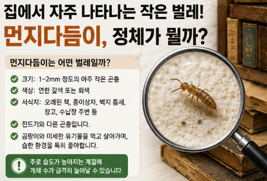 "모르면 계속 물린다..." 먼지다듬이 원인 퇴치방법 예방법 전부알려드림3