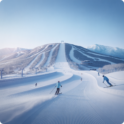 25/26 모나 용평 스키장 가상 이미지