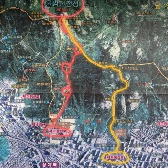 불암산 등산 코스 안내 지도_3