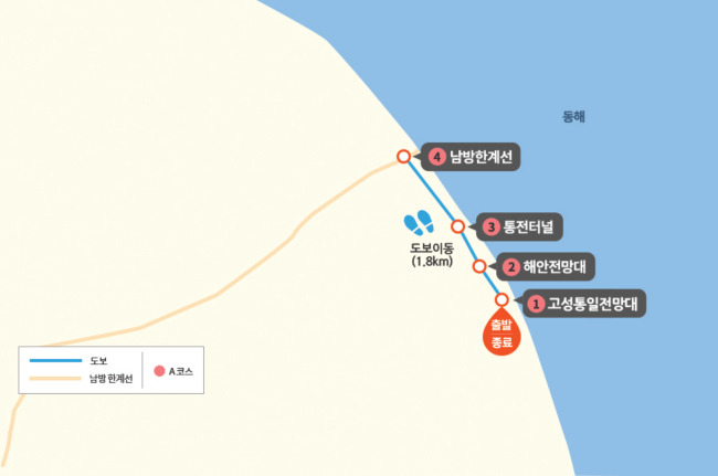 DMZ 평화의 길 코스