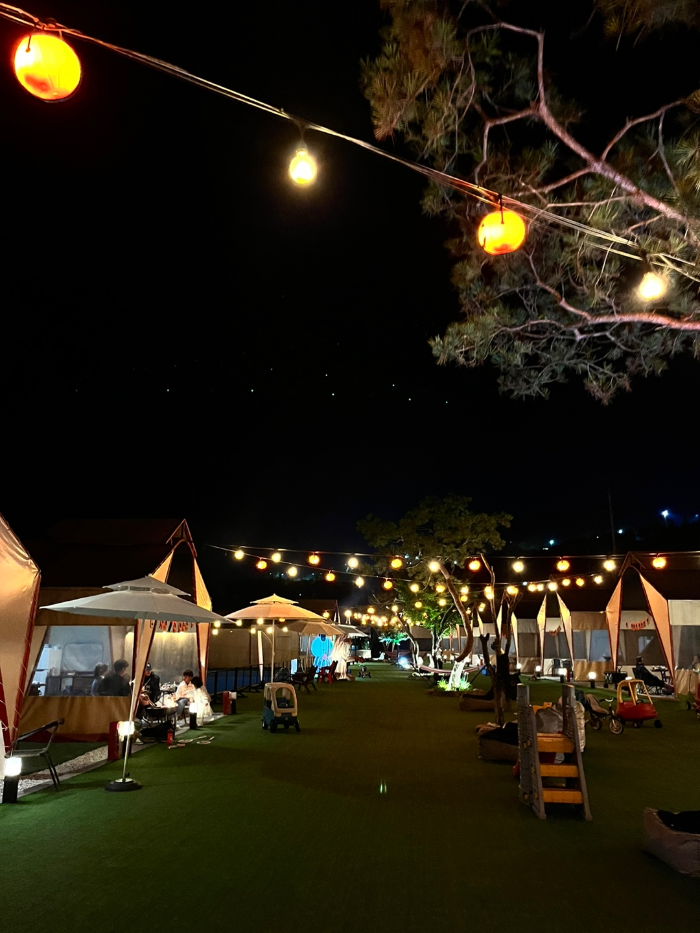 파인벨리 글램핑장 모습