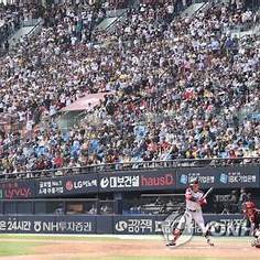 야구시합 사진입니다.