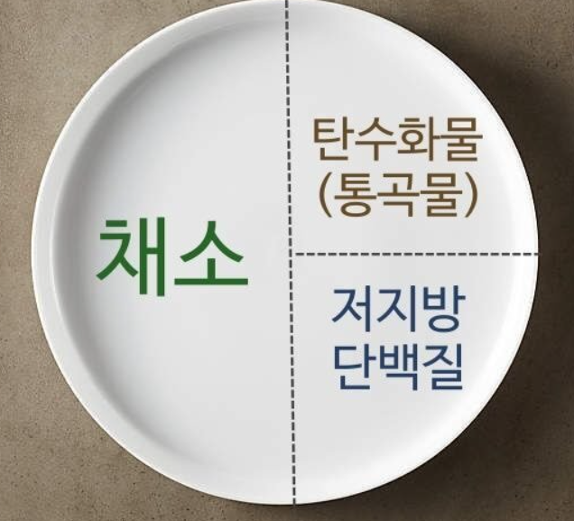 당뇨환자를 위한 한 접시(원플레이트) 모델
