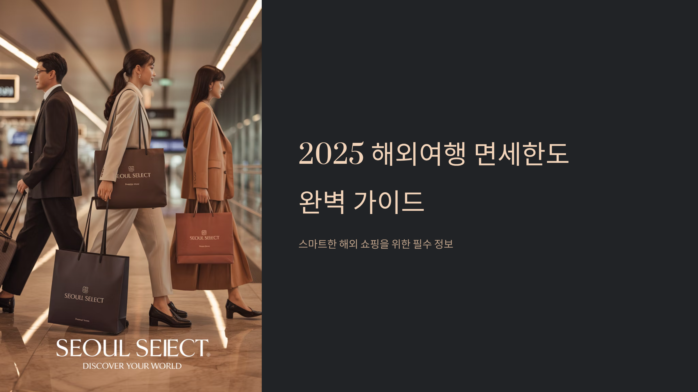 2025 해외여행 면세한도 완벽 가이드