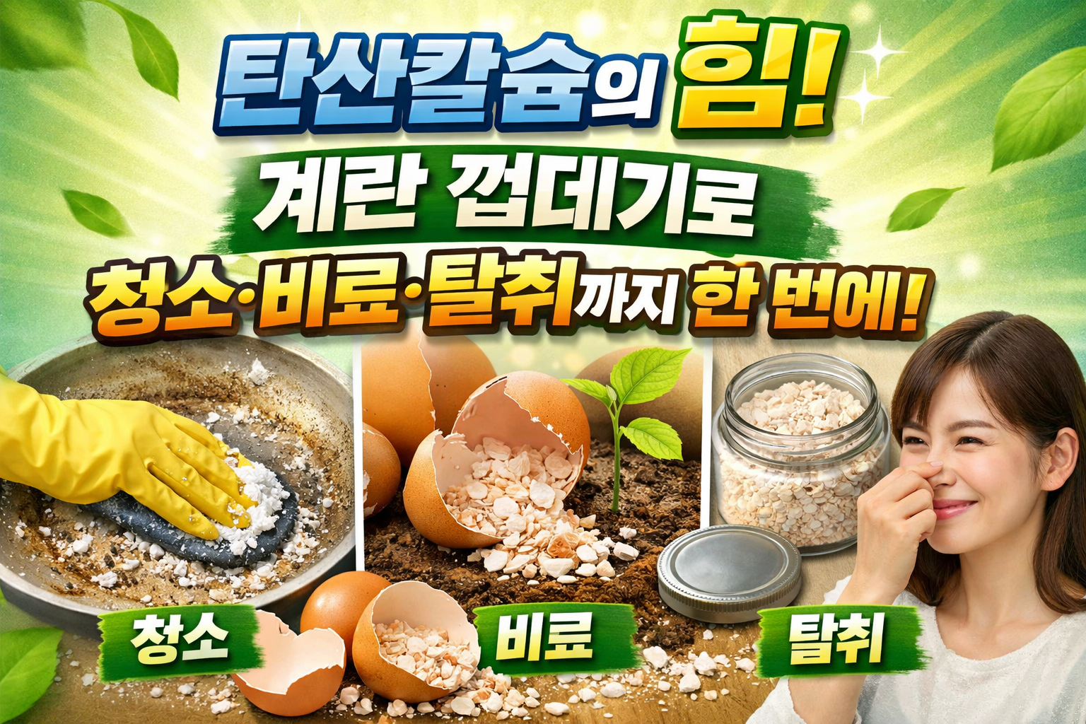 계란 껍데기 재활용 완전 정리