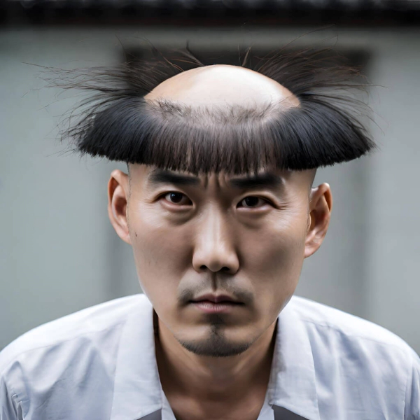 갓파컷-갓파머리