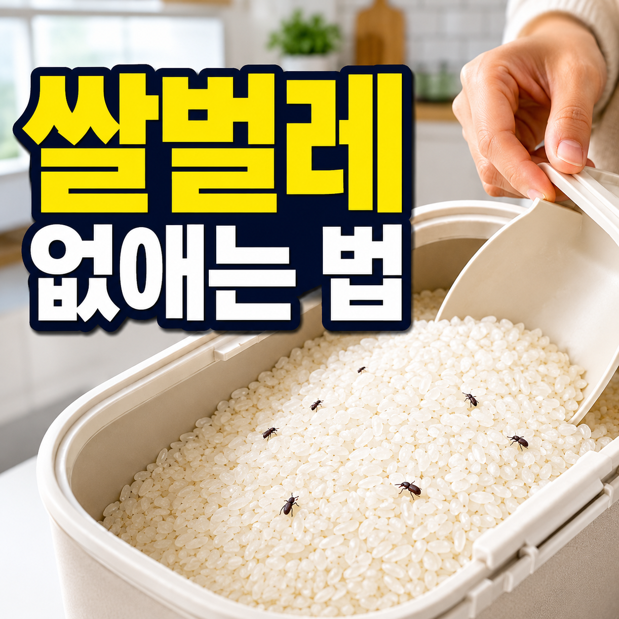 쌀벌레 없애는 법