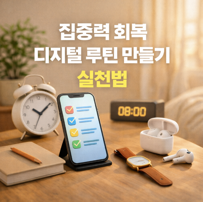 디지털 루틴 만드는 법