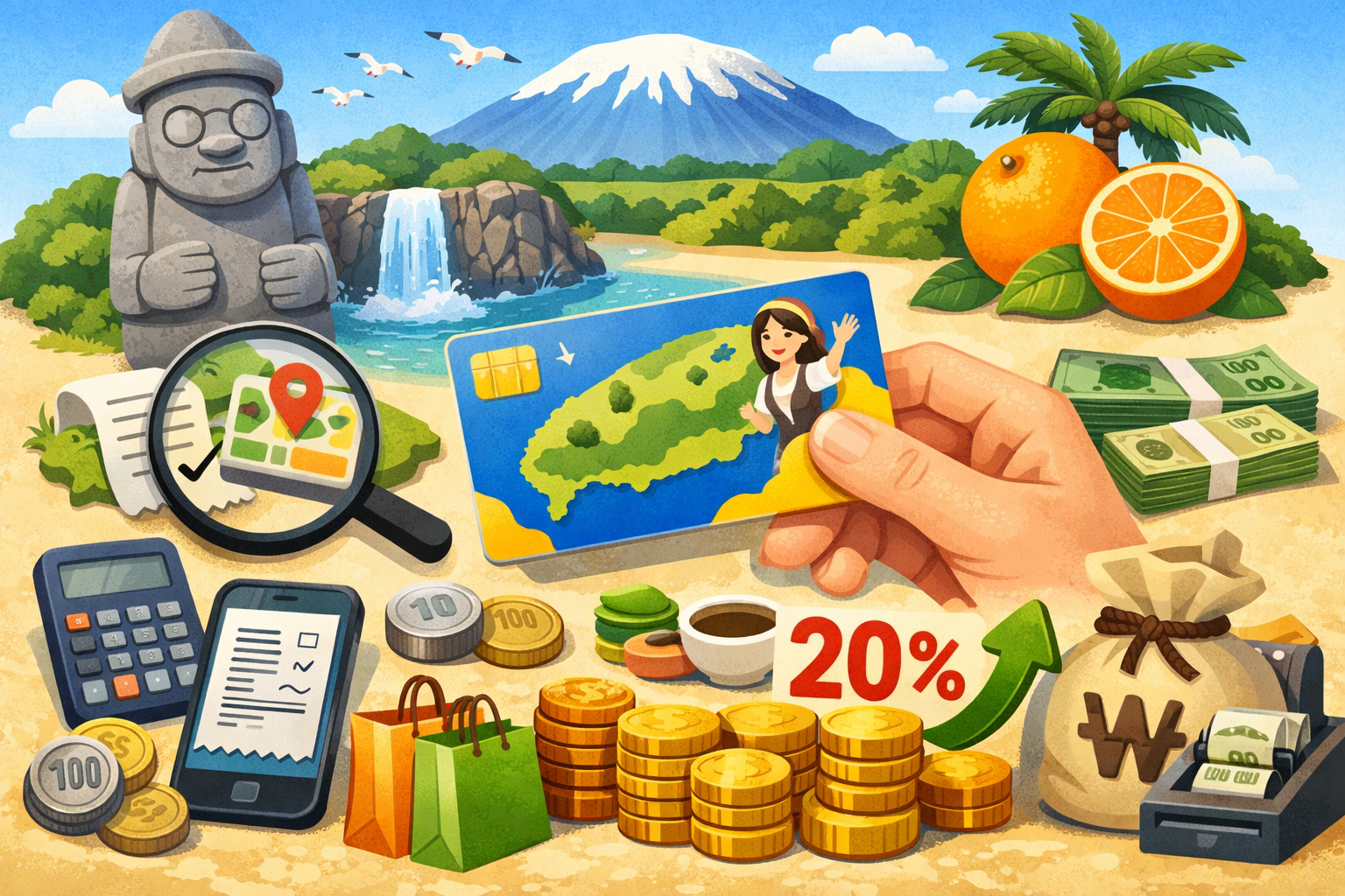 제주 탐나는전 발급방법 총정리｜20% 캐시백 혜택&middot;사용처 조회&middot;환불 방법&middot;가맹점 확인까지 관련 사진