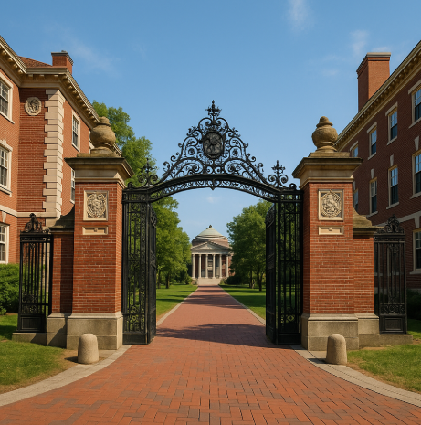미국 대학 정문 사진