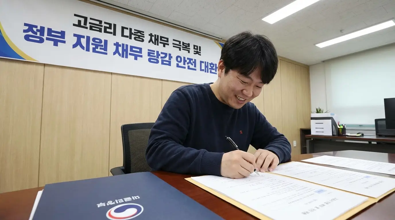 고금리 다중 채무 극복 및 정부 지원 채무 탕감 안전 대환