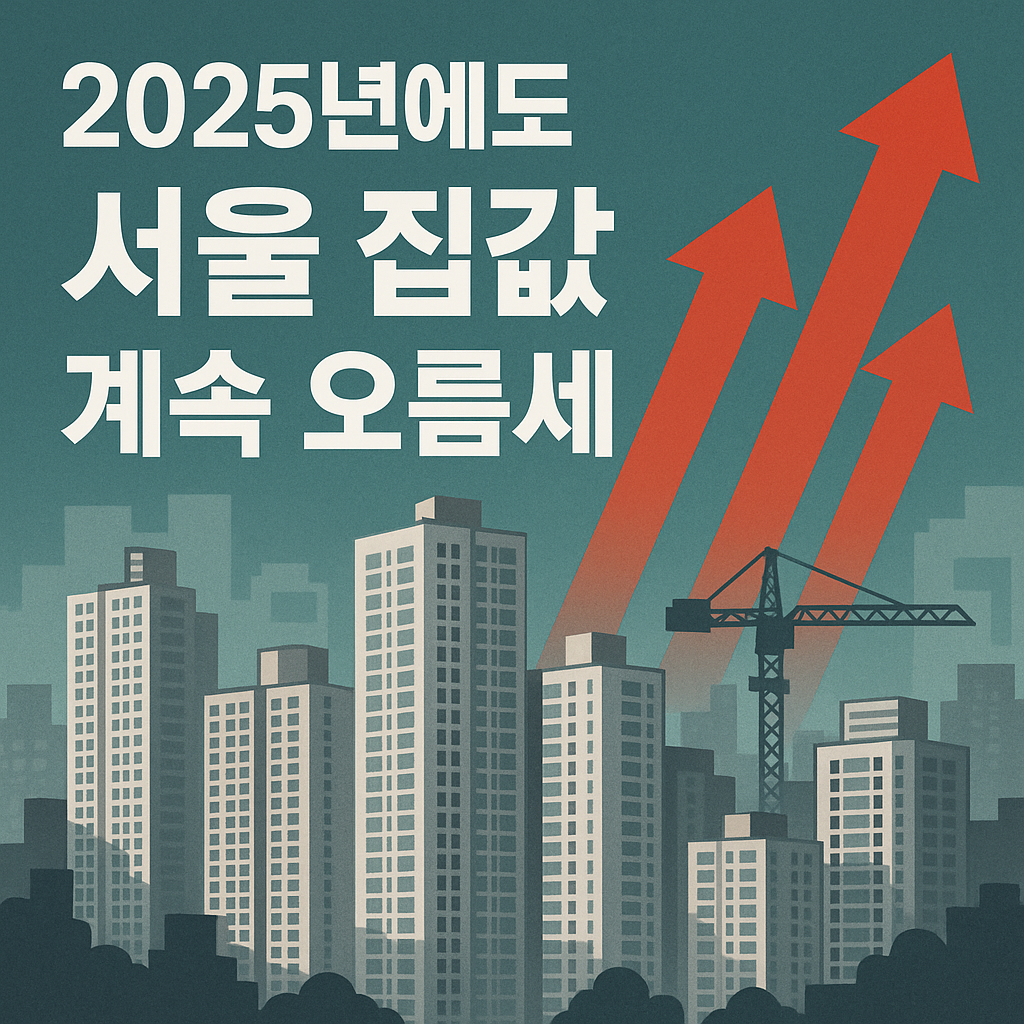 서울 집값 계속 오름세 이미지