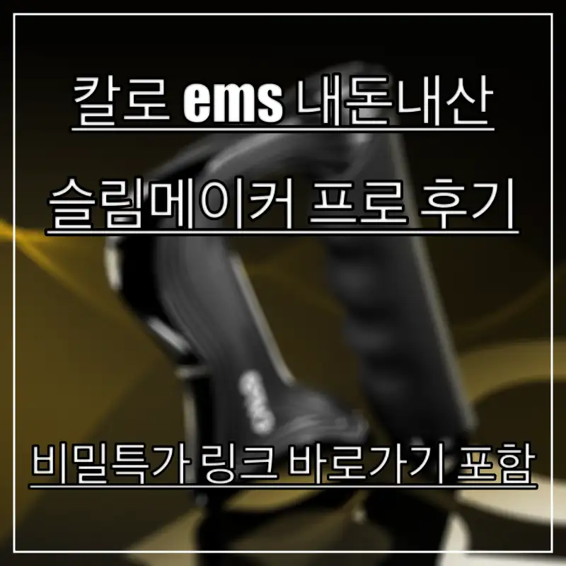 칼로-ems-내돈내산-후기-정보를-알아보는-여성의-모습