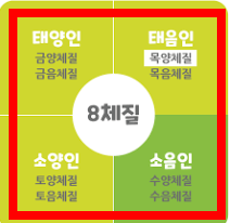 8체질 자가진단 테스트 무료 홈페이지
