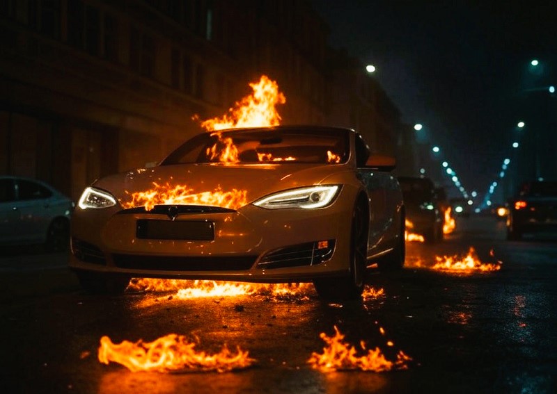 테슬라 차량 테러 사건과 소비자 신뢰 악화