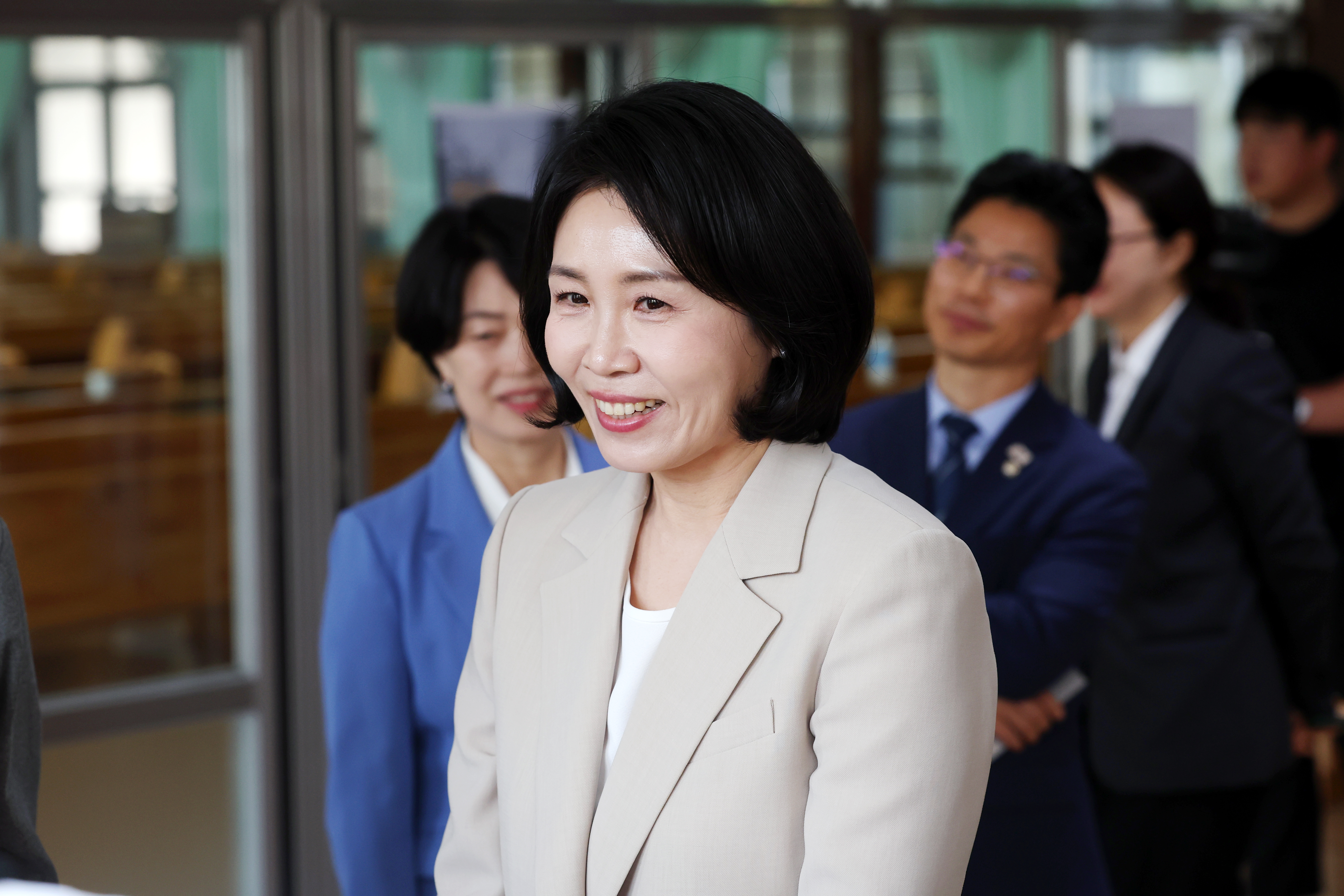 김혜경 여사 오월어머니회 방문