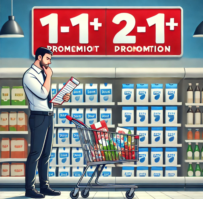 1+1 행사, 진짜 필요한 것만 고르기 사진