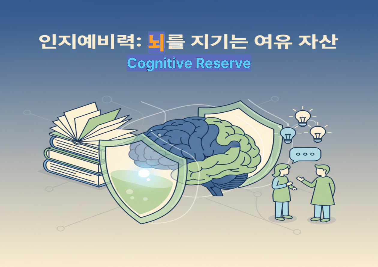 인지예비력(Cognitive Reserve) - 같은 뇌인데, 왜 어떤 사람은 치매를 늦출까?