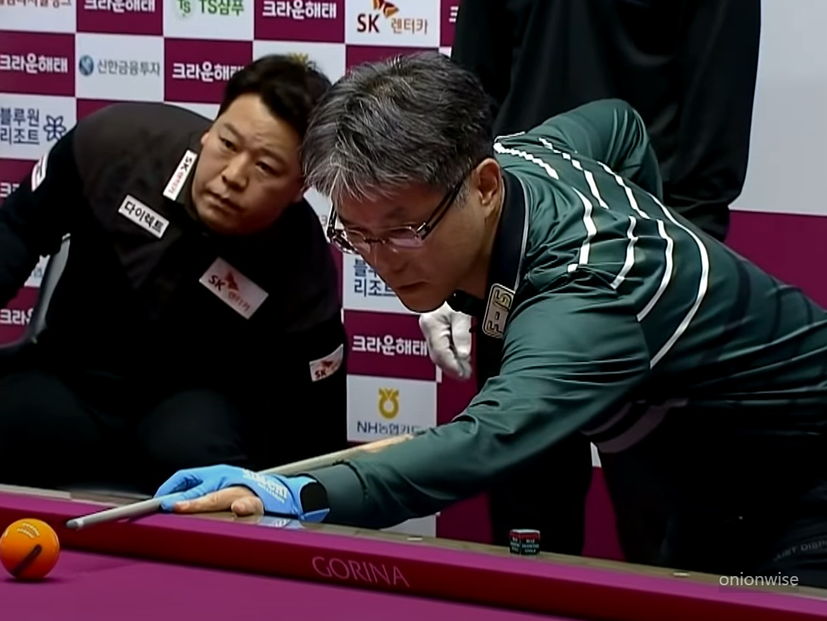 강동궁과 임태수 당구선수