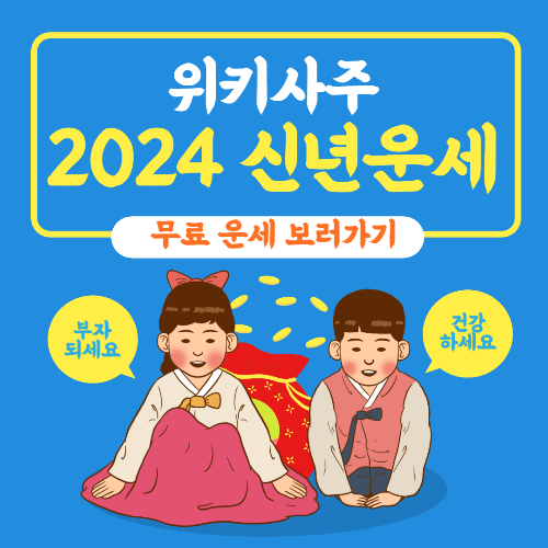 2024년 무료 토정비결 신년운세