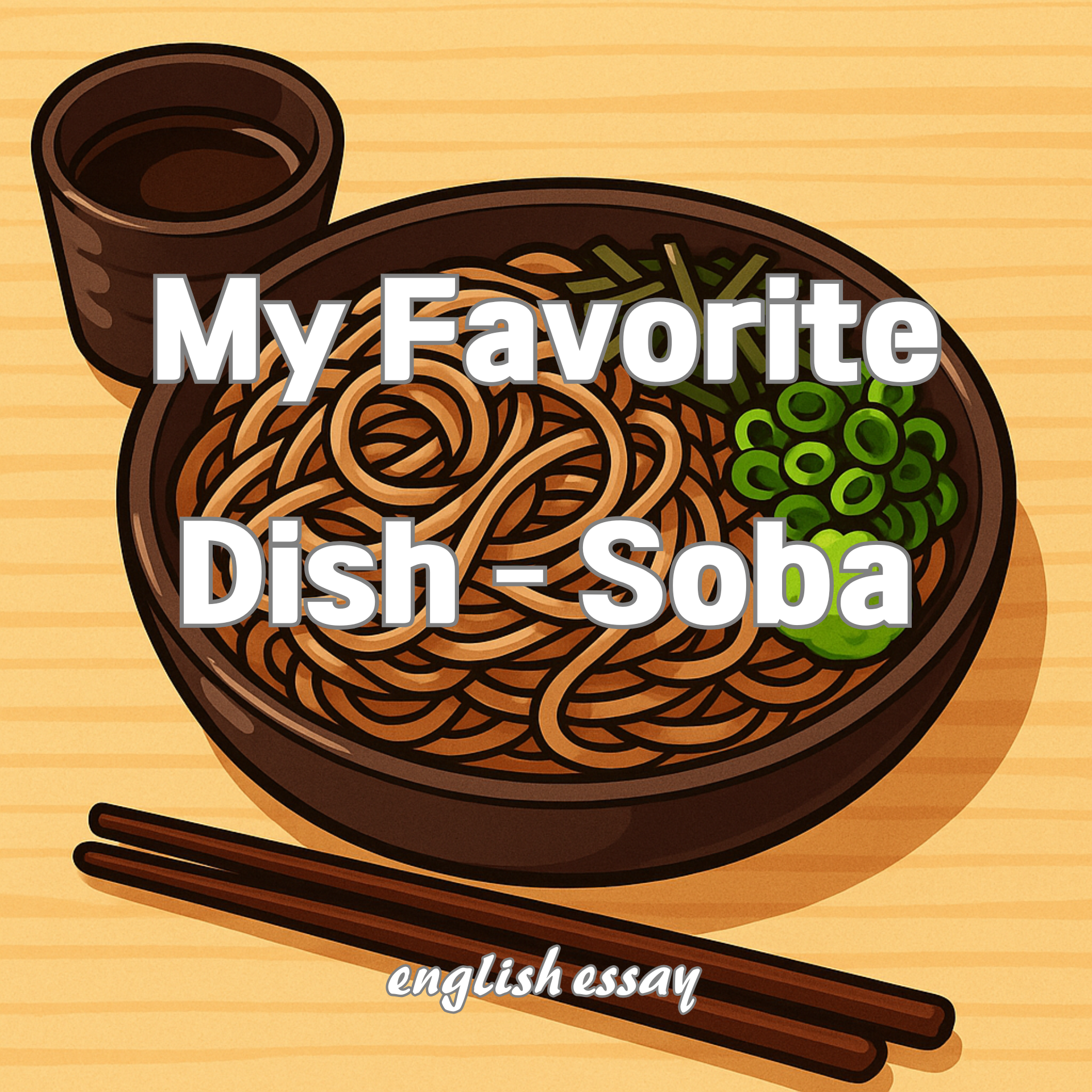 My Favorite Dish &ndash; Soba ❘ 내가 가장 좋아하는 음식 &ndash; 소바