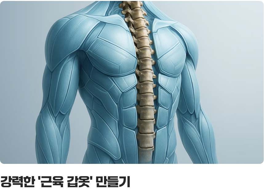 치료의 핵심, '자세 교정'이 아닌 '근육 갑옷'