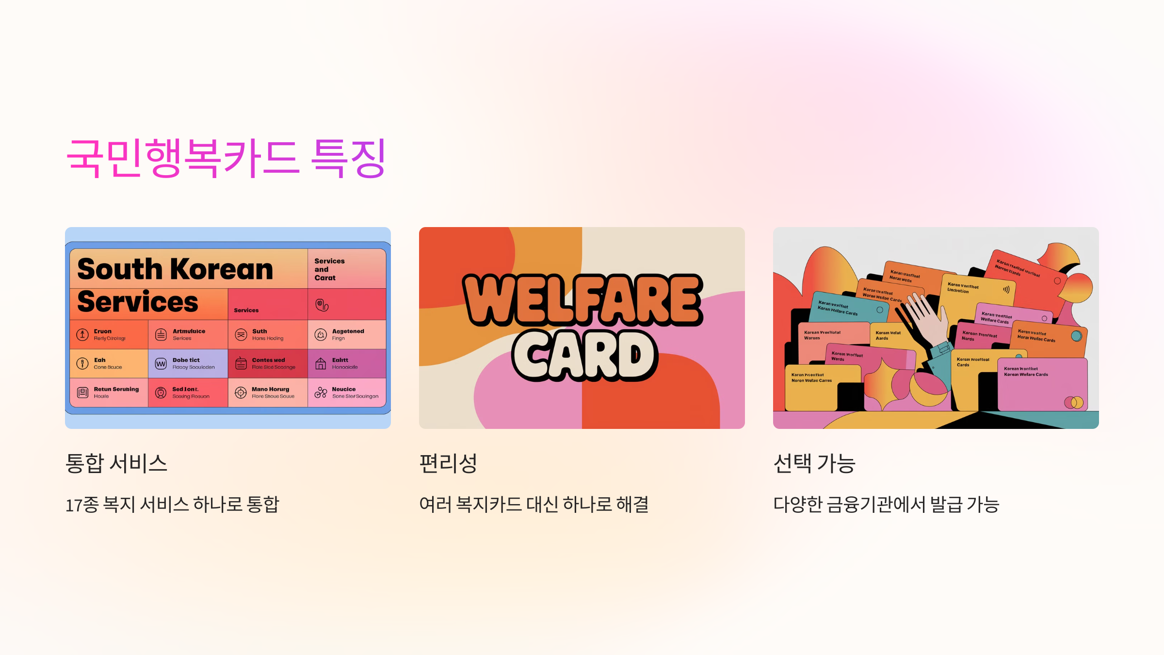 국민행복카드 특징