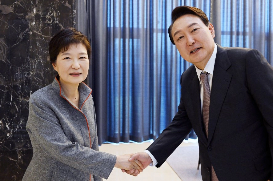 국민의힘 한동훈 박근혜 예방 만남 이유