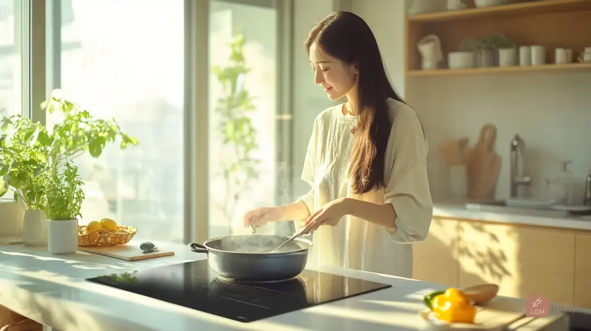 주방에서-인덕션이용해서-요리하는-모습-03