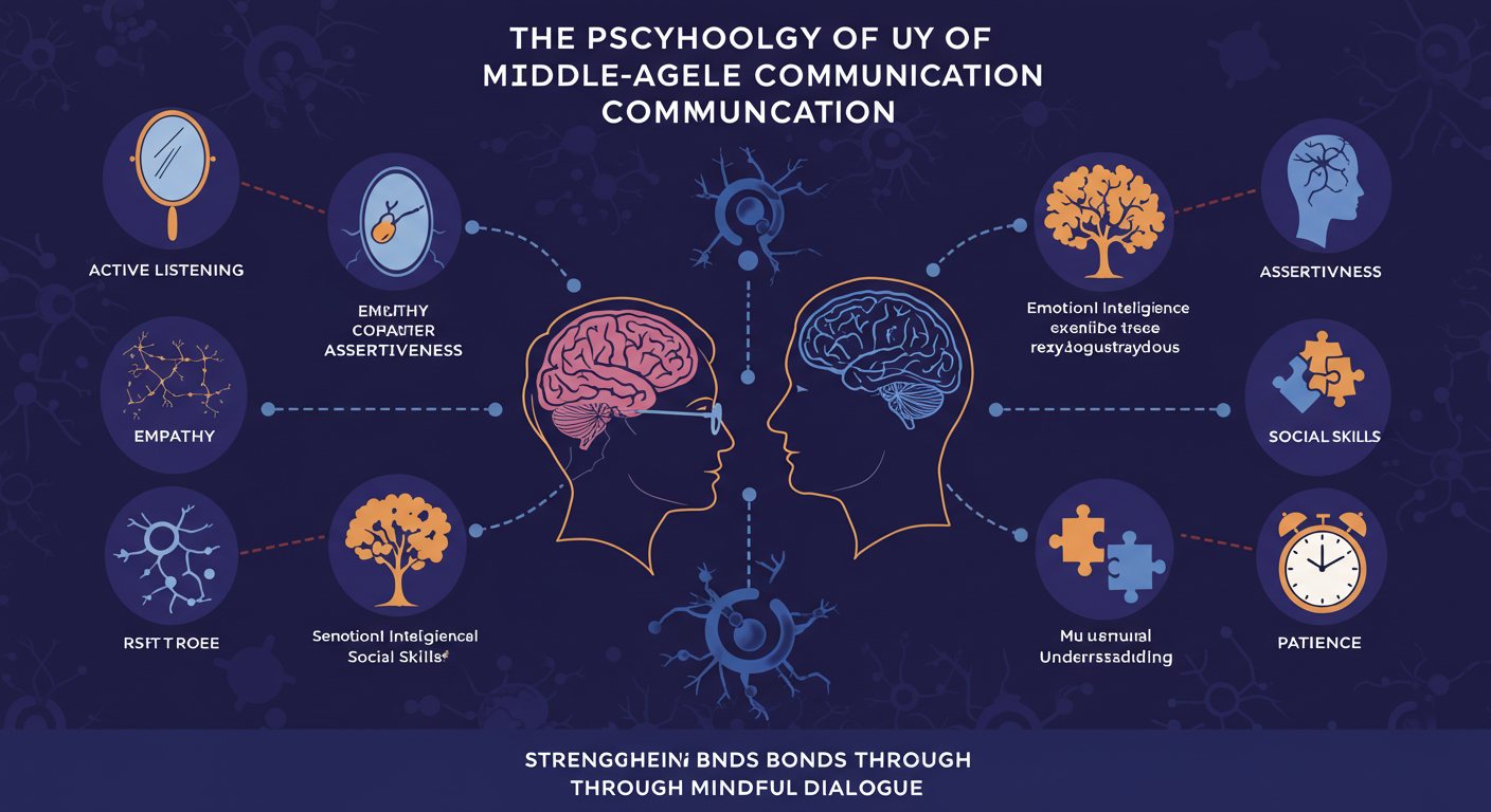 중년 부부 대화법 관련 그림
