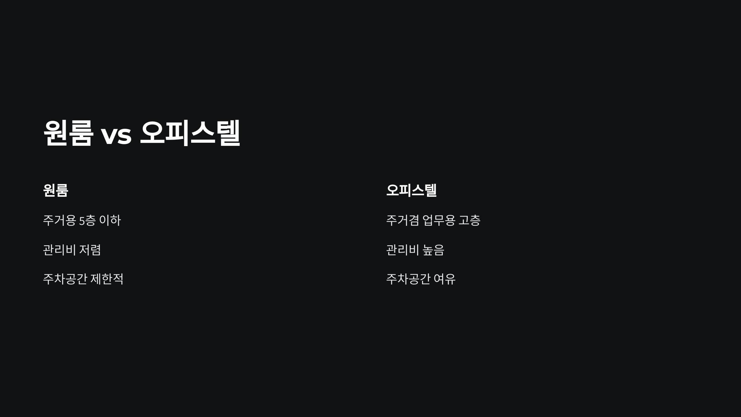 가성비 좋은 자취방