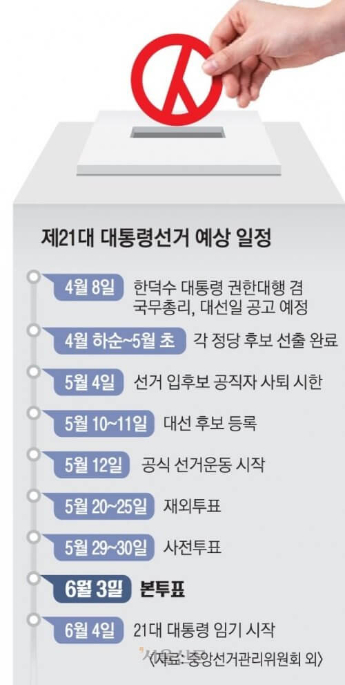 2025 21대 대통령 선거 후보 등록 공약