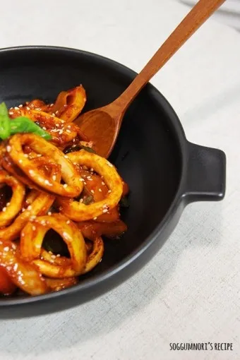 오징어 볶음 맛있게 만드는법과 밥도둑 레시피_16